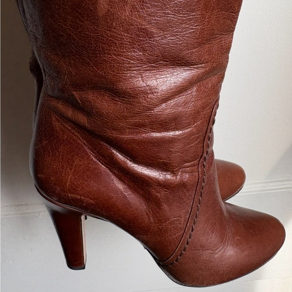 Prada Leather Tall Leather Boots, Size EU 40 - Picture 8 of 12